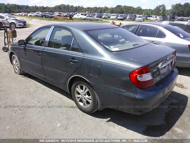 4T1BF32K84U074526 - 2004 TOYOTA CAMRY LE/XLE/SE მწვანე ფოტო 3