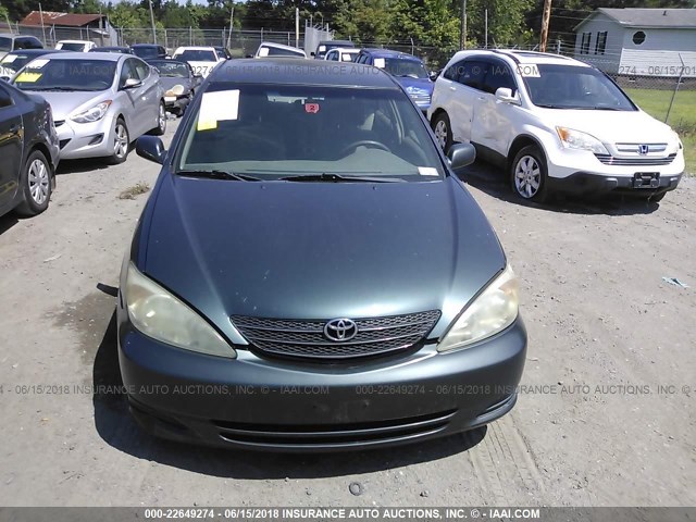 4T1BF32K84U074526 - 2004 TOYOTA CAMRY LE/XLE/SE მწვანე ფოტო 6