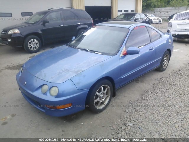 JH4DC4458YS008710 - 2000 ACURA INTEGRA LS BLUE photo 2