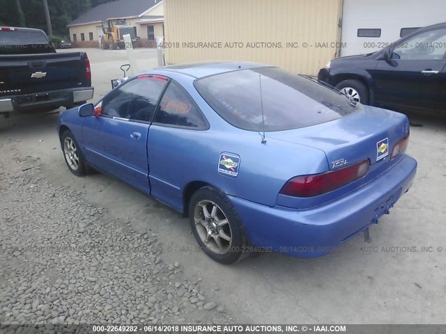 JH4DC4458YS008710 - 2000 ACURA INTEGRA LS BLUE photo 3