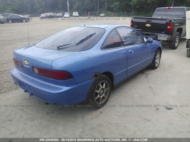 JH4DC4458YS008710 - 2000 ACURA INTEGRA LS BLUE photo 4