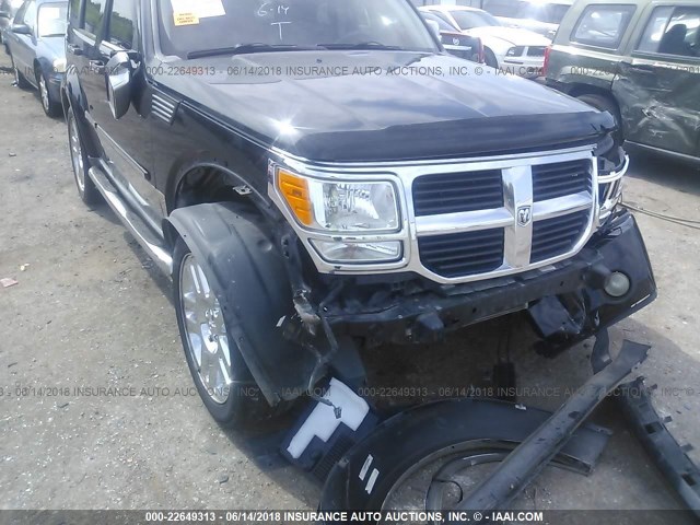 1D8GT58K27W690240 - 2007 DODGE NITRO SLT BLACK photo 6