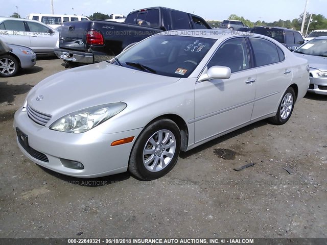 JTHBF30G320069031 - 2002 LEXUS ES 300 SILVER photo 2