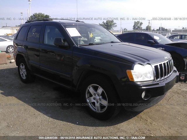 1J8GR48K77C563601 - 2007 JEEP GRAND CHEROKEE LAREDO/COLUMBIA/FREEDOM BLACK photo 1