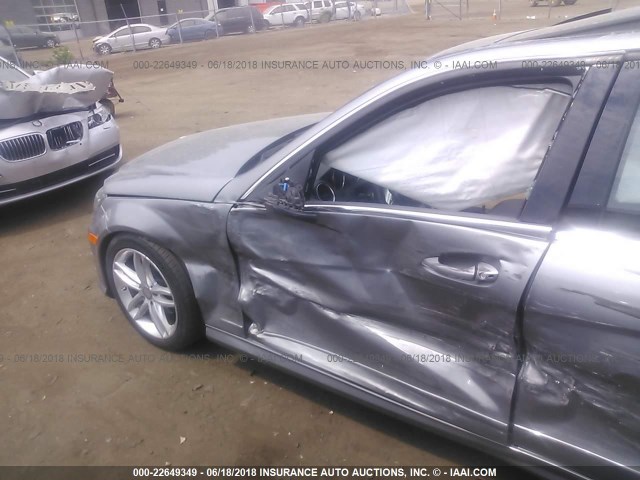 WDDGF8BB7CA707658 - 2012 MERCEDES-BENZ C 300 4MATIC SILVER photo 6