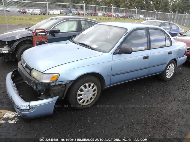 JT2AE09E9P0027379 - 1993 TOYOTA COROLLA LE/DX Light Blue photo 2