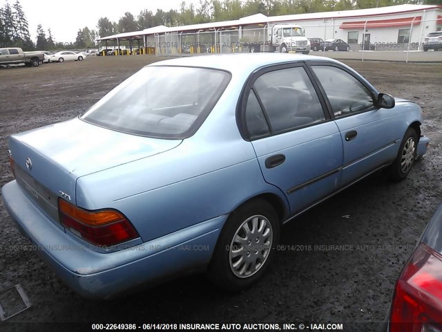 JT2AE09E9P0027379 - 1993 TOYOTA COROLLA LE/DX Light Blue photo 4