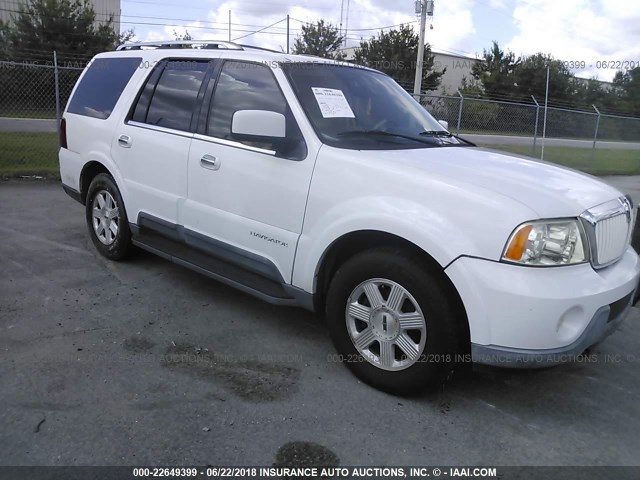 5LMFU27RX3LJ32094 - 2003 LINCOLN NAVIGATOR WHITE photo 1