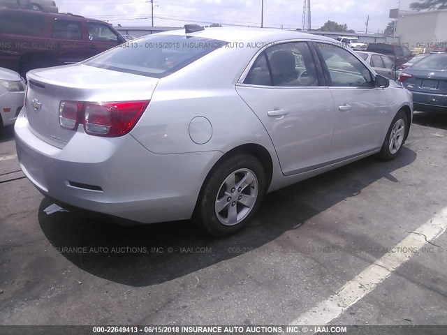 1G11B5SL6FF165472 - 2015 CHEVROLET MALIBU LS SILVER photo 4