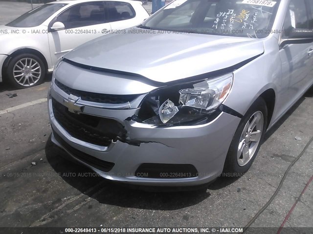 1G11B5SL6FF165472 - 2015 CHEVROLET MALIBU LS SILVER photo 6