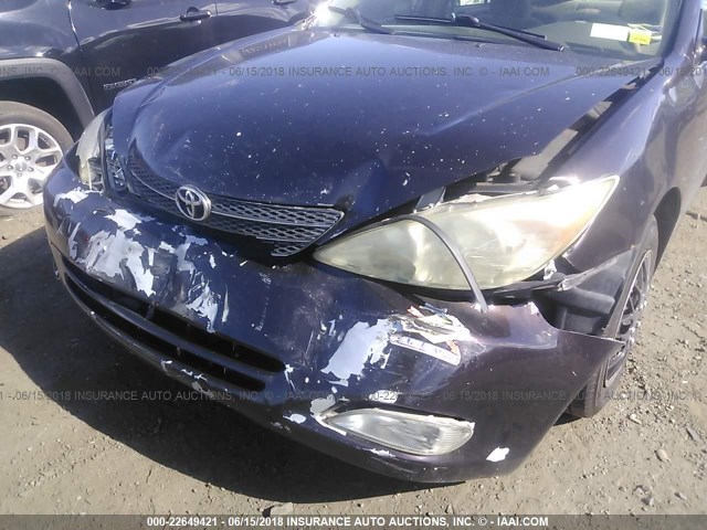 4T1BE32K02U584028 - 2002 TOYOTA CAMRY LE/XLE/SE მუქწითელი ფოტო 6