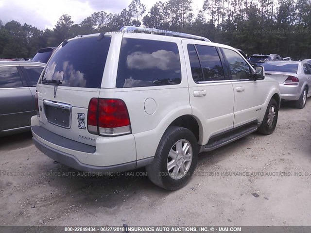 5LMEU68H34ZJ22871 - 2004 LINCOLN AVIATOR WHITE photo 4