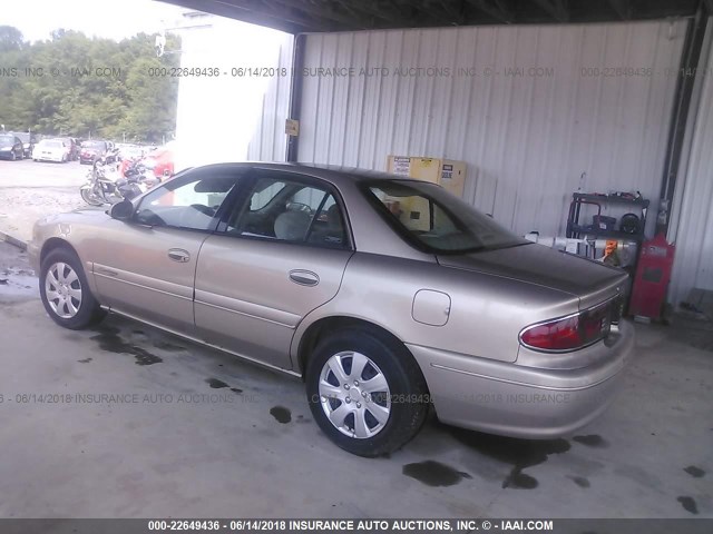 2G4WS52J1Y1335013 - 2000 BUICK CENTURY CUSTOM GOLD photo 3