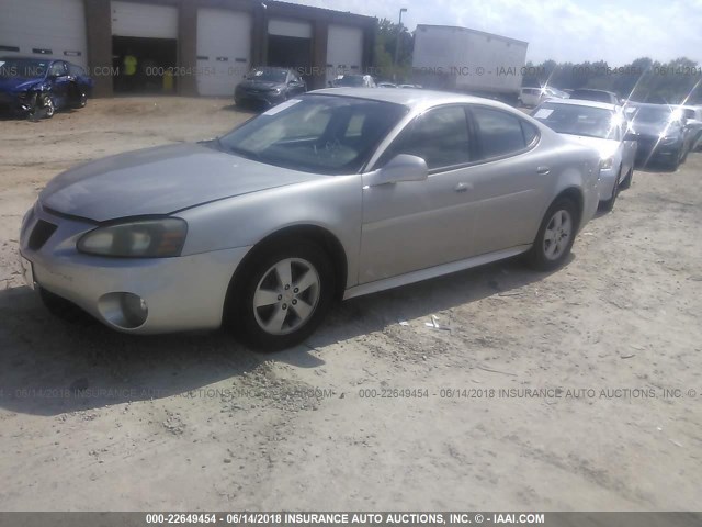 2G2WP552581166709 - 2008 PONTIAC GRAND PRIX SILVER photo 2