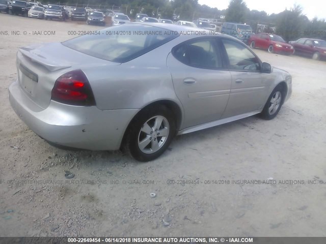 2G2WP552581166709 - 2008 PONTIAC GRAND PRIX SILVER photo 4