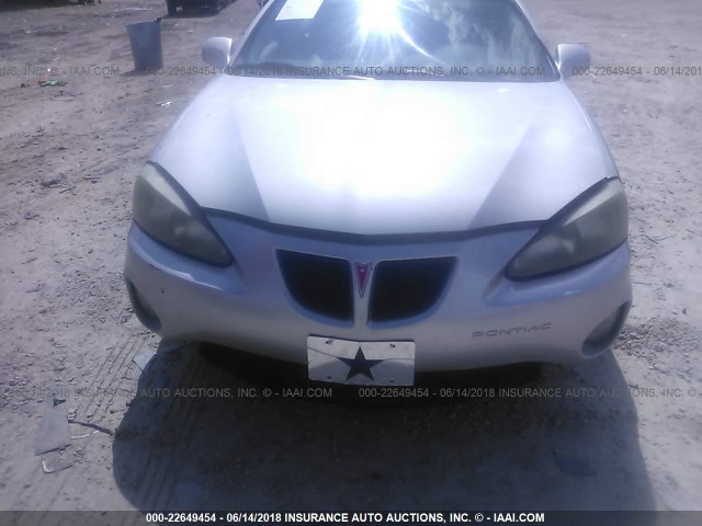 2G2WP552581166709 - 2008 PONTIAC GRAND PRIX SILVER photo 6
