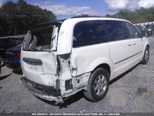 2A4RR5D10AR230541 - 2010 CHRYSLER TOWN & COUNTRY TOURING WHITE photo 4