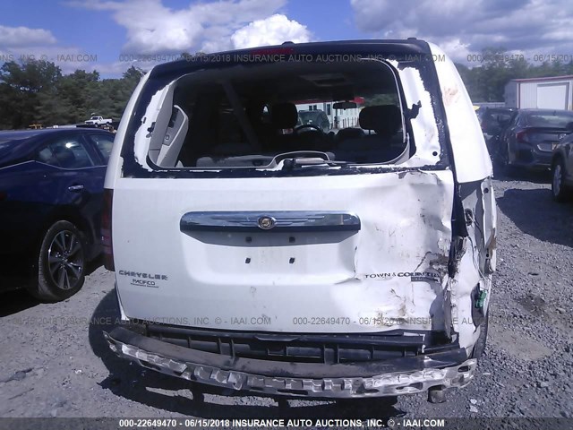 2A4RR5D10AR230541 - 2010 CHRYSLER TOWN & COUNTRY TOURING WHITE photo 6