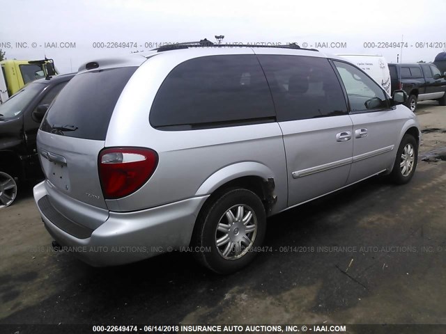 2C4GP54L95R395580 - 2005 CHRYSLER TOWN & COUNTRY TOURING GRAY photo 4