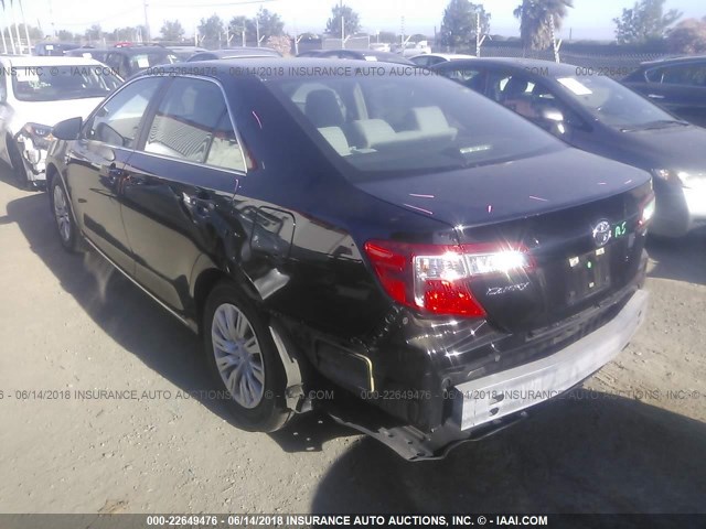 4T4BF1FK1CR191416 - 2012 TOYOTA CAMRY SE/LE/XLE 黑色 照片 3