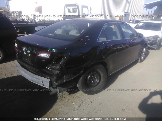 4T4BF1FK1CR191416 - 2012 TOYOTA CAMRY SE/LE/XLE 黑色 照片 4