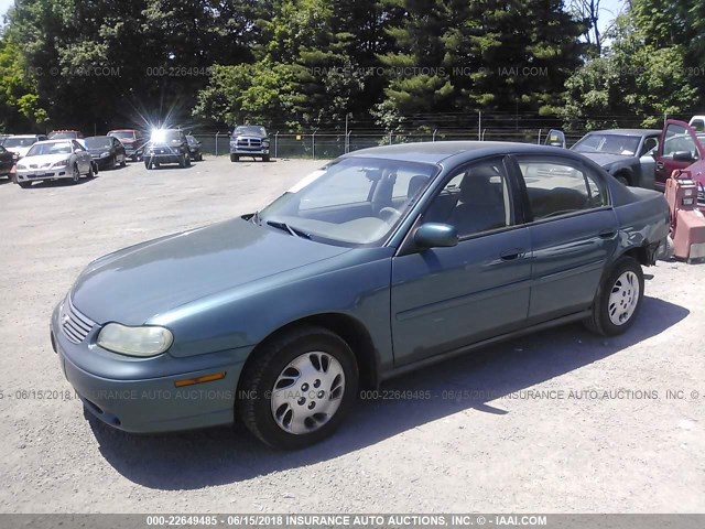 1G1NE52M4WY167971 - 1998 CHEVROLET MALIBU LS 蓝色 照片 2