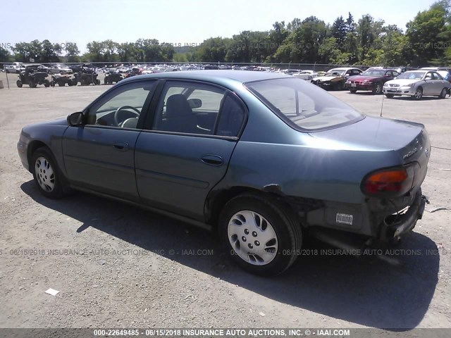 1G1NE52M4WY167971 - 1998 CHEVROLET MALIBU LS 蓝色 照片 3