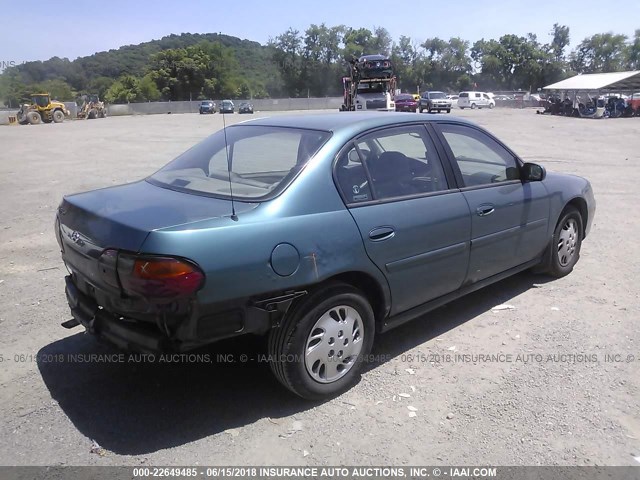 1G1NE52M4WY167971 - 1998 CHEVROLET MALIBU LS 蓝色 照片 4