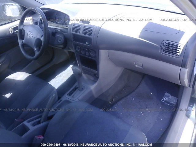 1NXBR12E4YZ315249 - 2000 TOYOTA COROLLA VE/CE/LE 绿色 照片 5