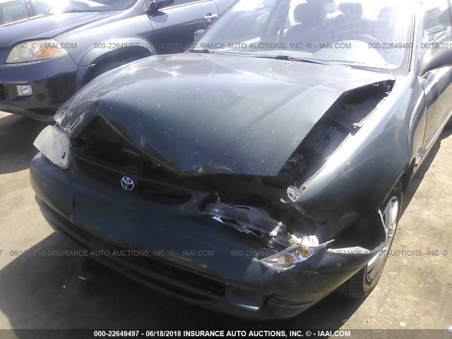 1NXBR12E4YZ315249 - 2000 TOYOTA COROLLA VE/CE/LE 绿色 照片 6
