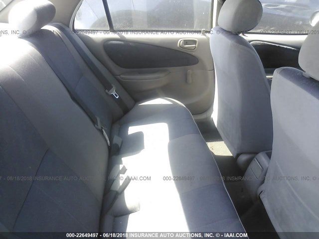 1NXBR12E4YZ315249 - 2000 TOYOTA COROLLA VE/CE/LE 绿色 照片 8