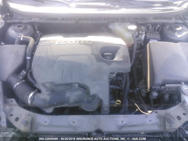 1G1ZH57B09F191796 - 2009 CHEVROLET MALIBU 1LT 灰色 照片 10