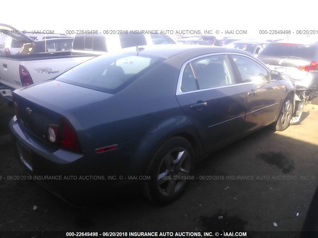 1G1ZH57B09F191796 - 2009 CHEVROLET MALIBU 1LT 灰色 照片 4