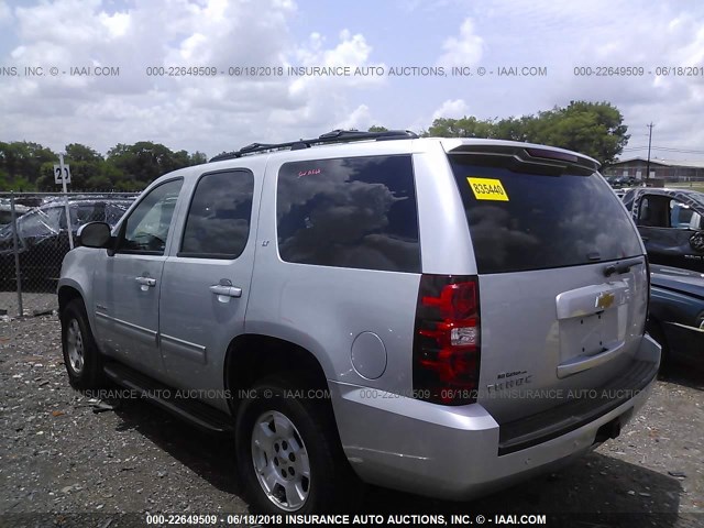 1GNSCBE00ER116815 - 2014 CHEVROLET TAHOE C1500 LT SILVER photo 3