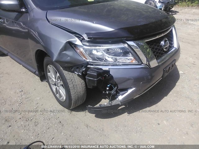 5N1AR2MN7GC641811 - 2016 NISSAN PATHFINDER S/SV/SL/PLATINUM 灰色 照片 6