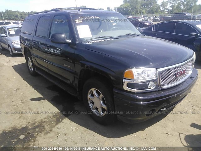 1GKFK66U74J133604 - 2004 GMC YUKON XL DENALI BLACK photo 1