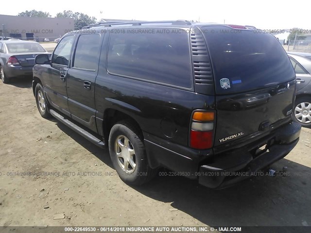 1GKFK66U74J133604 - 2004 GMC YUKON XL DENALI BLACK photo 3