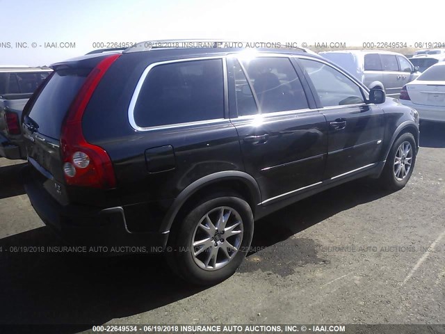 YV4CZ852361290715 - 2006 VOLVO XC90 V8 BLACK photo 4