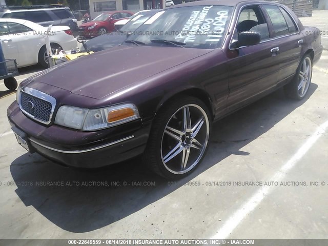 2FAFP71W04X116040 - 2004 FORD CROWN VICTORIA POLICE INTERCEPTOR BROWN photo 2