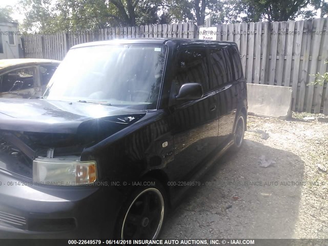 JTLKT324164031121 - 2006 TOYOTA SCION XB შავი ფოტო 2