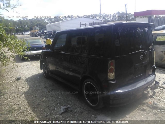JTLKT324164031121 - 2006 TOYOTA SCION XB შავი ფოტო 3