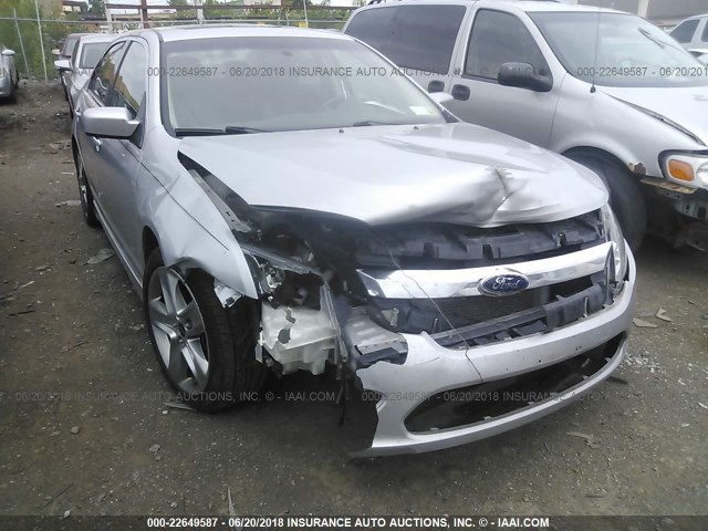 3FAHP0KC8AR415192 - 2010 FORD FUSION SPORT SILVER photo 6