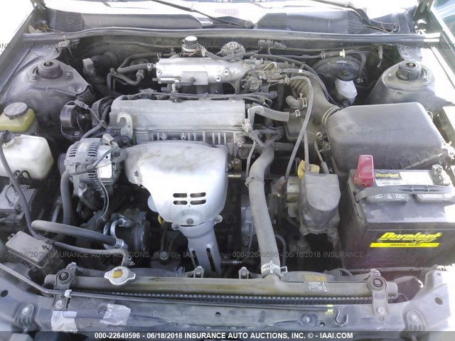 JT2BG22K4W0167235 - 1998 TOYOTA CAMRY CE/LE/XLE GREEN photo 10