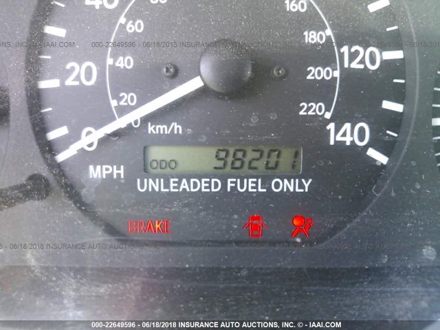 JT2BG22K4W0167235 - 1998 TOYOTA CAMRY CE/LE/XLE GREEN photo 7