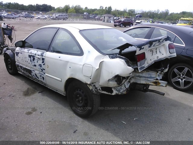 1HGEJ8245WL100234 - 1998 HONDA CIVIC EX WHITE photo 3