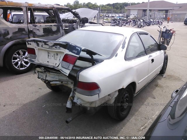 1HGEJ8245WL100234 - 1998 HONDA CIVIC EX WHITE photo 4