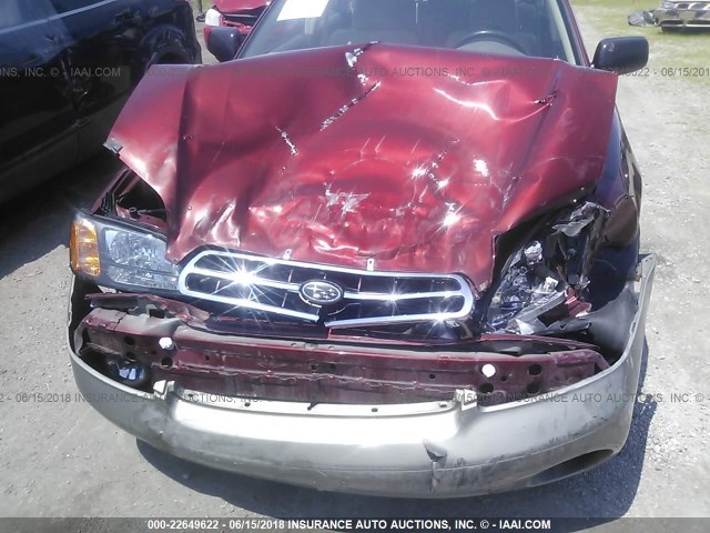 4S3BH675627605544 - 2002 SUBARU LEGACY OUTBACK AWP 栗色 照片 6