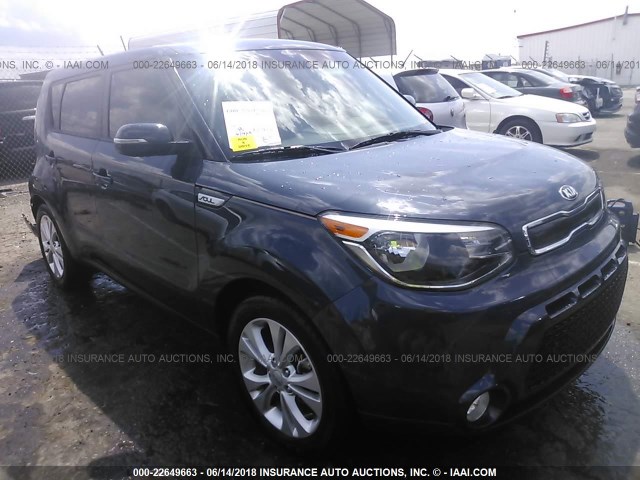 KNDJX3A58G7360713 - 2016 KIA SOUL ! BLUE photo 1