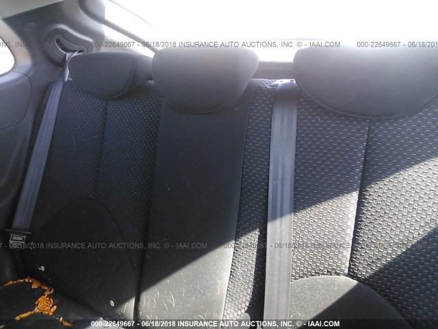 KMHCM36C68U092932 - 2008 HYUNDAI ACCENT GS BLACK photo 8