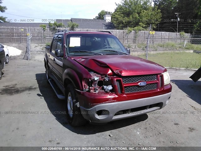 1FMZU67E02UD27943 - 2002 FORD EXPLORER SPORT TR  RED photo 6